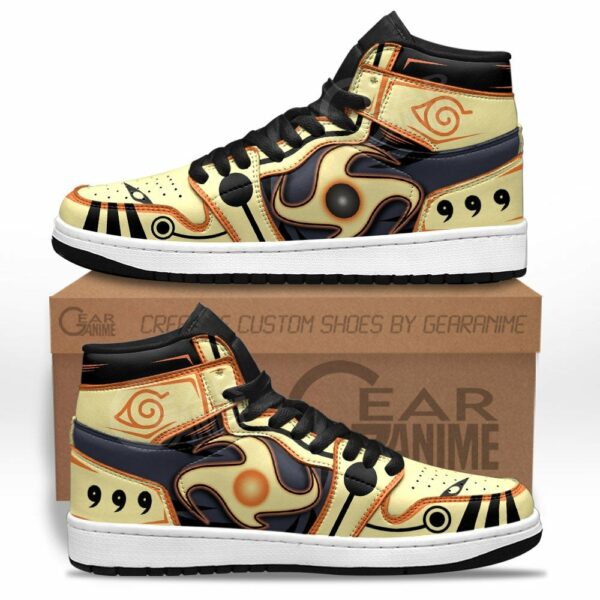 Naruto Uzumaki Bijuu Skill Shoes Custom Naruto Anime Sneakers 1