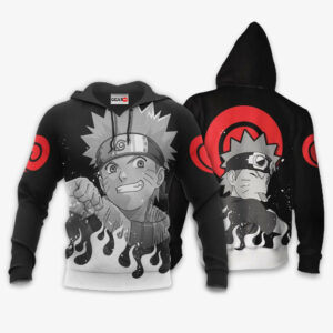 Naruto Uzumaki Hoodie Custom Anime Naruto Shippuden Merch Clothes 8