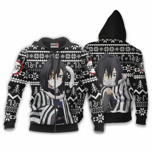 Obanai Ugly Christmas Sweater Custom Anime Kimetsu XS12 2