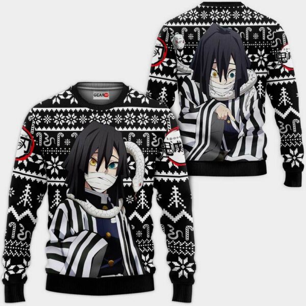 Obanai Ugly Christmas Sweater Custom Anime Kimetsu XS12 1