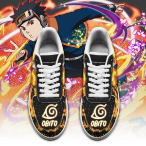 Obito Shoes Custom Anime Sneakers Leather 4