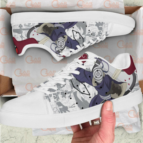 Obito Uchiha Skate Shoes Custom Naruto Anime Sneakers 2