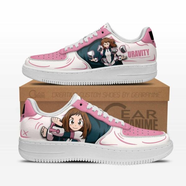 Ochaco Uraraka Air Shoes Custom Anime My Hero Academia Sneakers 1