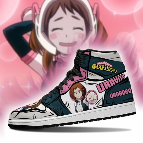 Ochaco Uraraka Shoes Custom Anime My Hero Academia Uravity Sneakers 3