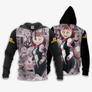 Ochako Uraraka Hoodie Custom My Hero Academia Anime Merch Clothes Manga Style 8