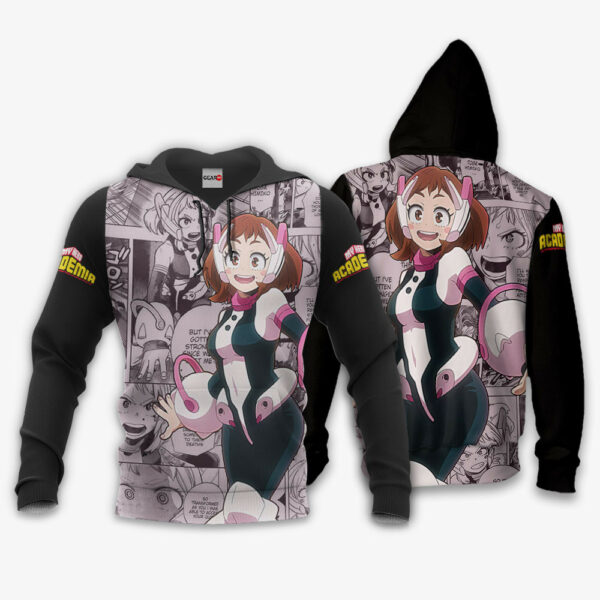 Ochako Uraraka Hoodie Custom My Hero Academia Anime Merch Clothes Manga Style 3