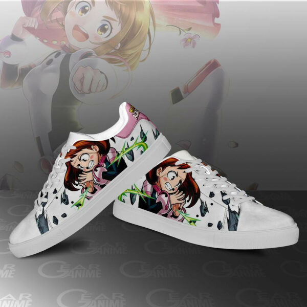 Ochako Uraraka Skate Shoes My Hero Academia Custom Anime Sneakers SK10 2