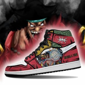 One Piece Blackbeard Shoes Yami Yami No Mi Custom Anime Sneakers 5