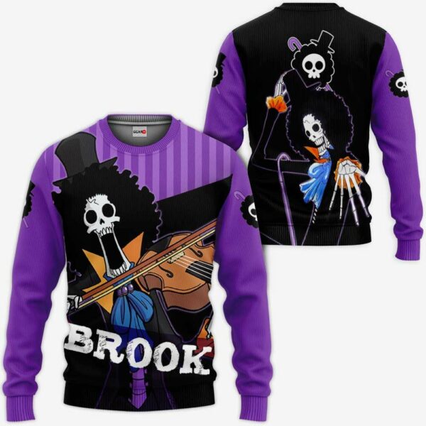 One Piece Brook Hoodie One Piece Anime Shirts 2