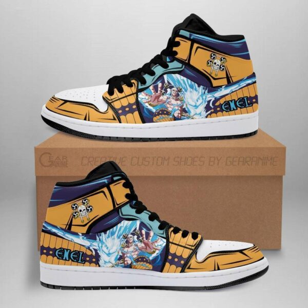 One Piece Enel Shoes Goro Goro no Mi Custom Anime Sneakers 1