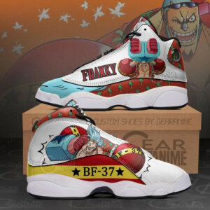 One Piece Franky Shoes Custom Anime Sneakers 5