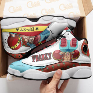 One Piece Franky Shoes Custom Anime Sneakers 7