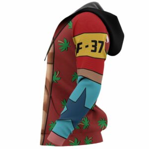 One Piece Franky Uniform Hoodie Custom One Piece Anime Merch Clothes 11