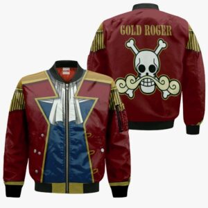 One Piece Gol D. Roger Hoodie Shirt Anime Zip Jacket 9