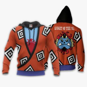 One Piece Jinbei Uniform Hoodie Shirt Anime Zip Jacket 8