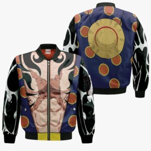 One Piece Luffy Gear 4 Hoodie Shirt Anime Zip Jacket 9