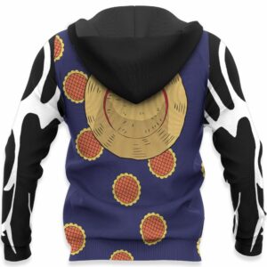 One Piece Luffy Gear 4 Hoodie Shirt Anime Zip Jacket 10