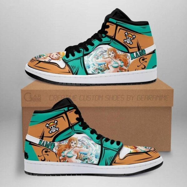 One Piece Nami Shoes Custom Anime Sneakers 1