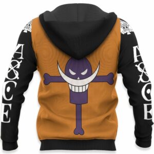 One Piece Portgas D Ace Hoodie Shirt Uniform Anime Zip Jacket 10
