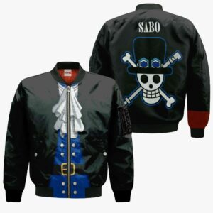 One Piece Sabo Hoodie Shirt Anime Zip Jacket 9