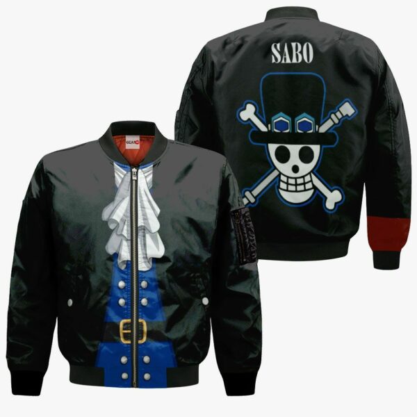 One Piece Sabo Hoodie Shirt Anime Zip Jacket 4