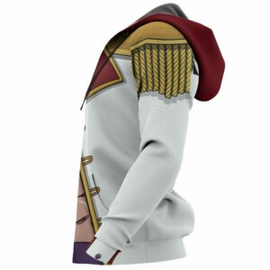 One Piece Whitebeard Uniform Hoodie Shirt Anime Zip Jacket 11