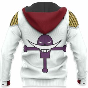 One Piece Whitebeard Uniform Hoodie Shirt Anime Zip Jacket 10