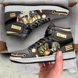 One Punch Man Genos Shoes Anime Custom Sneakers MN10 8