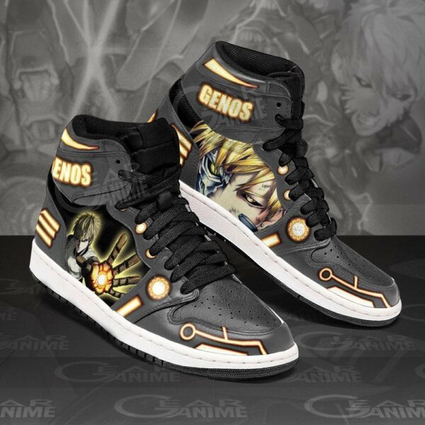 One Punch Man Genos Shoes Anime Custom Sneakers MN10 1