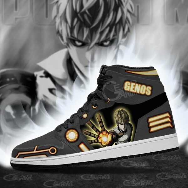 One Punch Man Genos Shoes Anime Custom Sneakers MN10 3