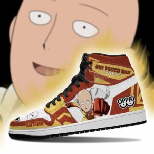 One Punch Man Shoes Saitama Funny Face Custom Sneakers 15