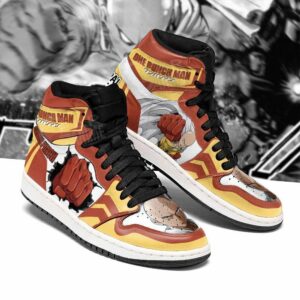 One Punch Man Shoes Saitama Serious Punch Anime Sneakers 7