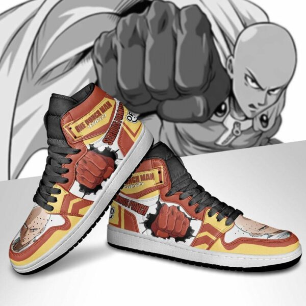 One Punch Man Shoes Saitama Serious Punch Anime Sneakers 4