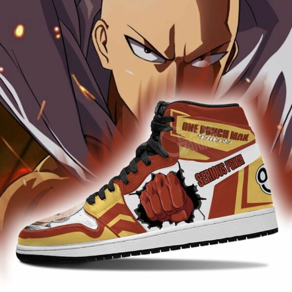 One Punch Man Shoes Saitama Serious Punch Anime Sneakers 5