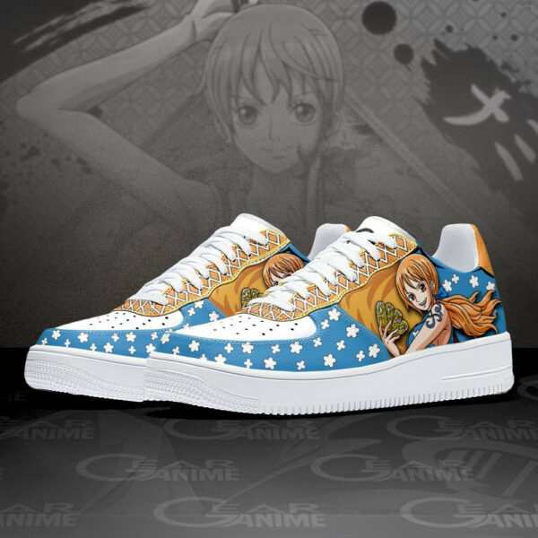 OP Nami Air Shoes Custom Anime One Piece Sneakers 2