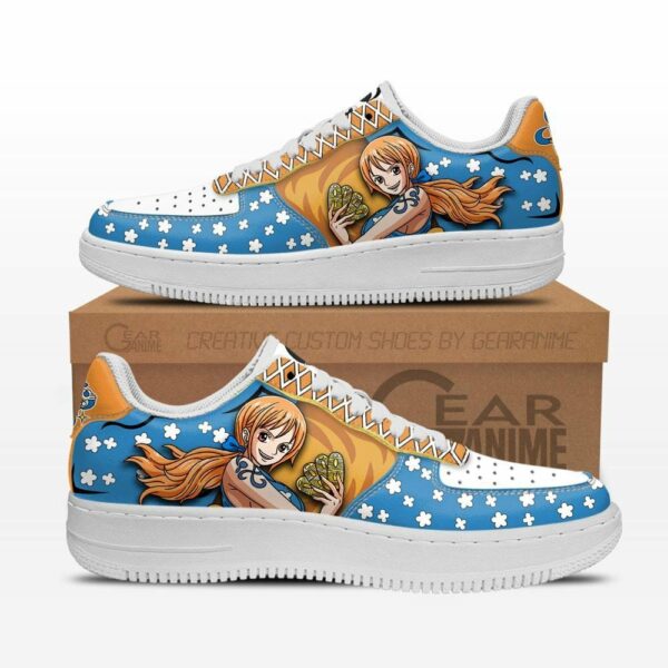 OP Nami Air Shoes Custom Anime One Piece Sneakers 1