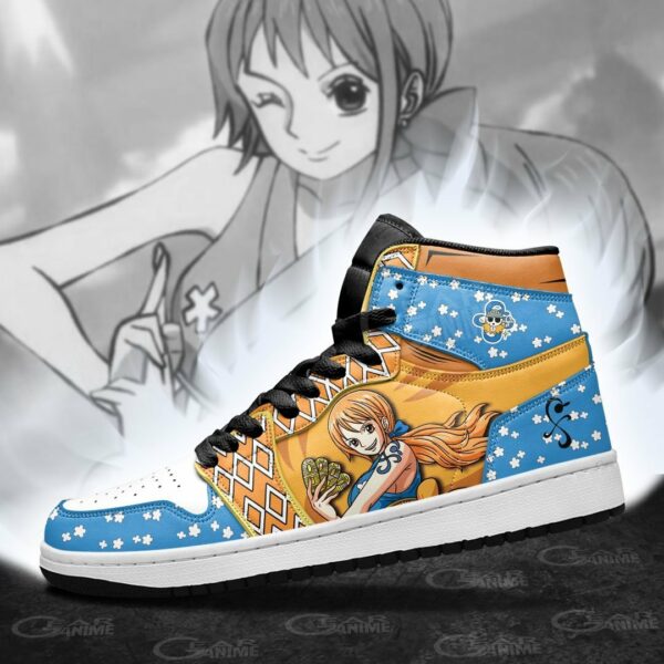OP Nami J1s Shoes Custom Anime One Piece Sneakers 4