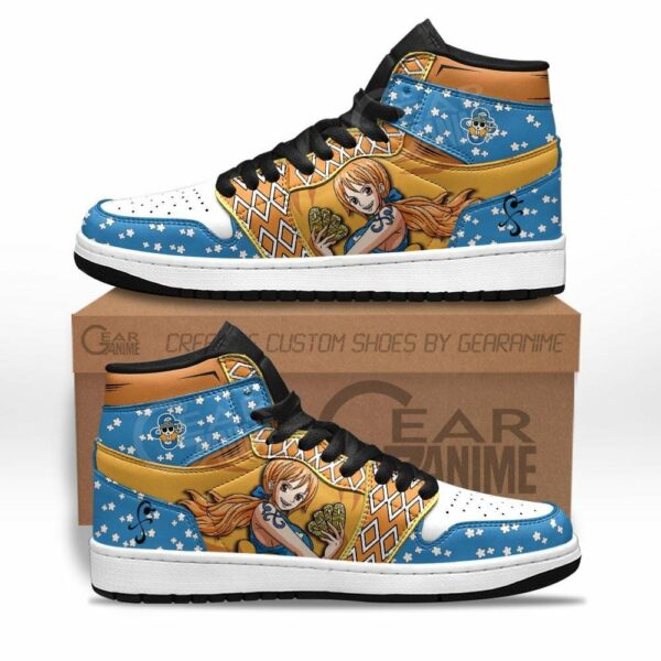 OP Nami J1s Shoes Custom Anime One Piece Sneakers 1