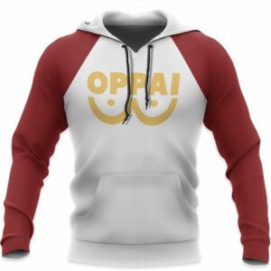 Oppai Saitama Shirt OPM Anime Hoodie Jacket 8