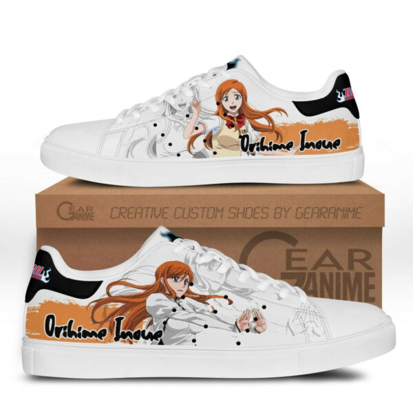 Orihime Inoue Skate Shoes Custom Anime Bleach Shoes 1