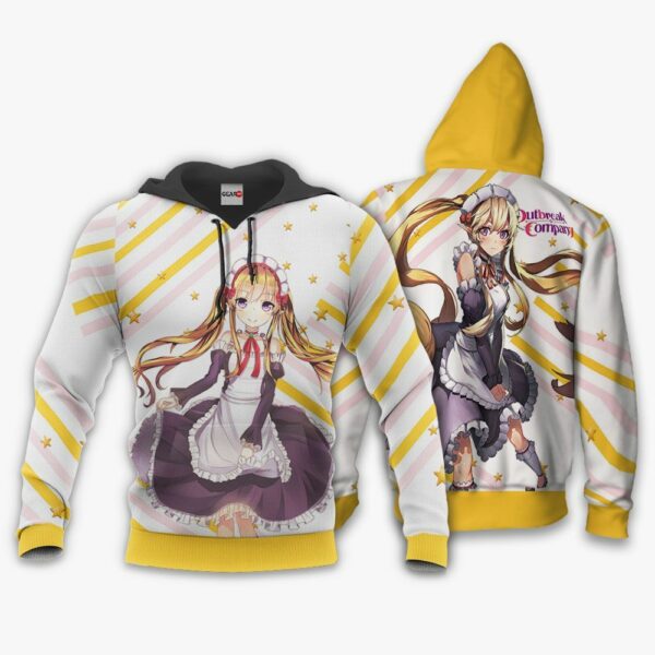 Outbreak Company Hoodie Myucel Foaran Anime Zip Jacket 3