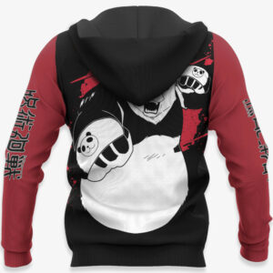 Panda Hoodie Custom Jujutsu Kaisen Anime Merch Clothes Monochrome 10