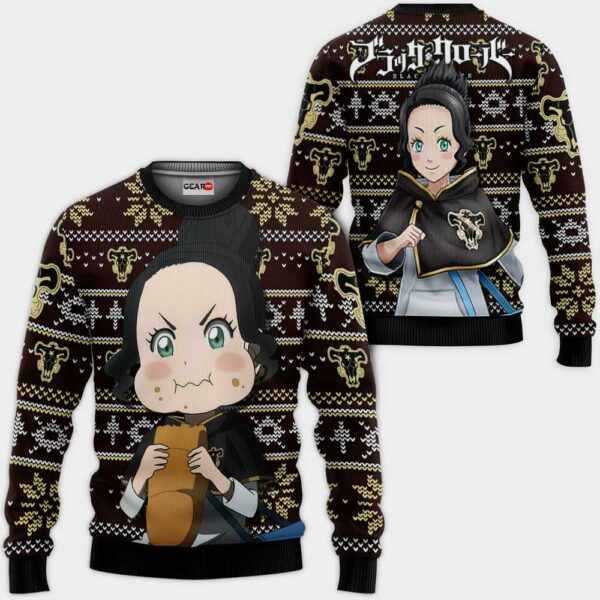 Papittson Charmy Ugly Christmas Sweater Custom Anime Black Clover XS12 1