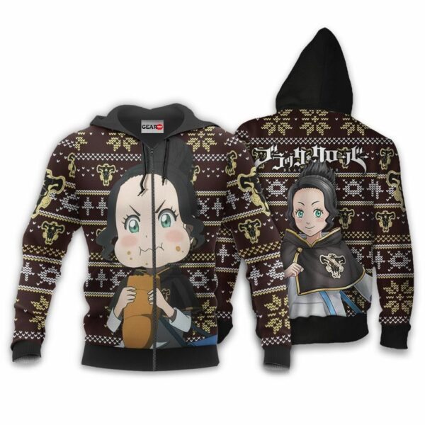 Papittson Charmy Ugly Christmas Sweater Custom Anime Black Clover XS12 2