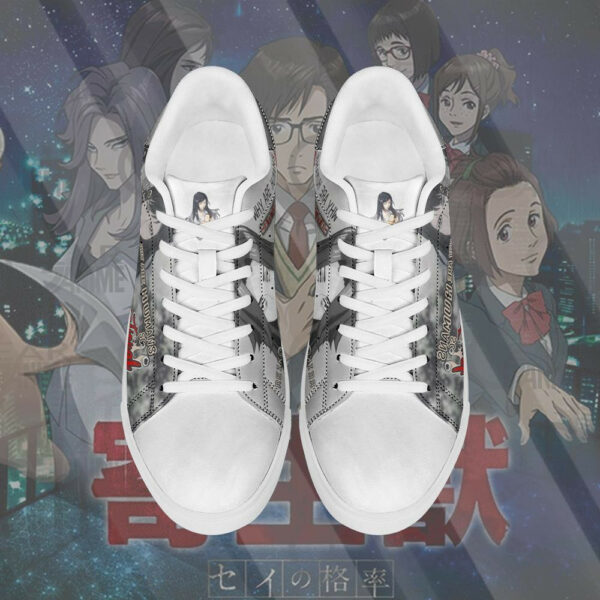 Parasyte Reiko Tamura Skate Shoes Horror Anime Sneakers SK10 4