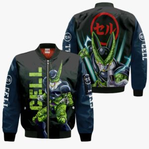 Perfect Cell Hoodie Shirt Dragon Ball Anime Zip Jacket 9