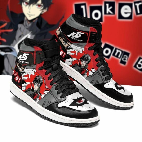 Persona 5 Joker Ren Amamiya Shoes Custom Anime Sneakers 2