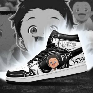 Phil The Promised Neverland Shoes Custom Anime Sneakers Fan Gift Idea 6
