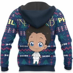 Phil Ugly Christmas Sweater Custom Anime The Promised Neverland XS12 8
