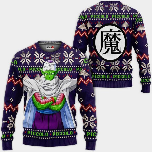 Piccolo Christmas Sweater Custom Anime Dragon Ball XS12 1